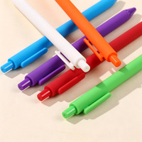 Stylo bille 1,0 mm style macaron le plus vendu, stylo neutre à action clic, couleur dopamine, stylo promotionnel pour signature