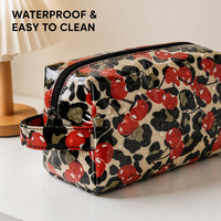 Sac de toilette imperméable en PVC HANFEIZI, trousse de maquillage de voyage, organiseur de toilette pour femmes