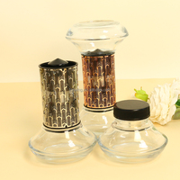 Diffuseur d'huile en verre avec huile aromatique parfumée, fleur parfumée et liquide, cadeau dans un magnifique coffret cadeau