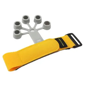 5 Gaten Siliconenrubber Neopreen Gewatteerde Vinger Stretching Oefening Grip Kracht Trainer