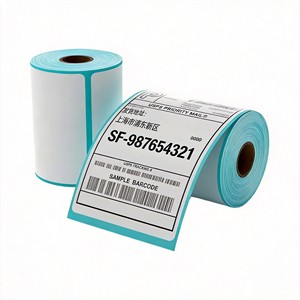 Étiquettes d'expédition thermiques directes <span class=keywords><strong>ZOMAX</strong></span> 4x6 pouces, résistantes à l'eau, à l'huile et aux rayures, autocollantes, en papier, en rouleau – Meilleures ventes - Product Image 3