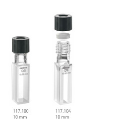 Cuvettes Hellma en verre de 10 mm avec bouchon pour usage en laboratoire - Product Image 2