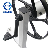 Landy-Enrouleur de couverture solaire en acier inoxydable pour piscine au sol-Accessoires pour piscine au sol