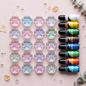 LEQU Happy And Fun - Tinte de Resina de 16 Colores para Hacer Joyas, Pigmento Epoxi Líquido de Alta Concentración para Manualidades y Arte DIY - Product Image 4