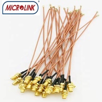 Câble d'extension coaxial RF SMA femelle vers U.FL IPX pour RG178 Pigtail Jumper 10cm/15cm