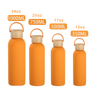 Botella de agua de acero inoxidable de 750 ml, botella de agua metálica a prueba de fugas de 1000 ml, botella de agua de acero inoxidable con aislamiento al vacío. - Product Image 2
