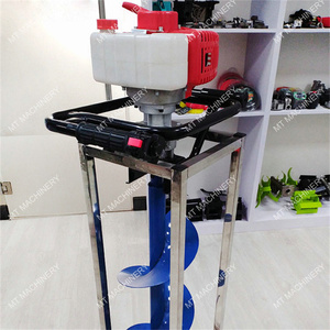 Agricultural Machinery China Wholesale High Efficiency 51.7cc Lowes <b>Post</b> <b>Hole</b> <b>Digger</b> Earth Auger 520 - Product Image 6
