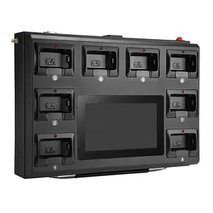 Eeyelog 7 inch Touch LCD Screen 8 Ports DS-3 Docking Station para câmera desgastada pelo corpo
