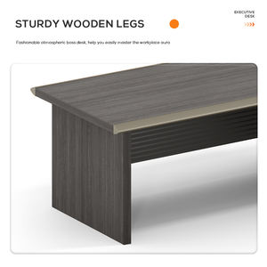 ビューローL形状テーブル高級エグゼクティブデスクコンピュータテーブル<span class=keywords><strong>2</strong></span>メートルオフィスデスク高級オフィス木製デスク - Product Image 6