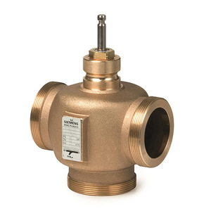 Vanne de régulation à trois voies Siemens 1 1/2 pouce pour systèmes CVC d'eau à débit logarithmique - Product Image 2