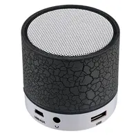 A9 Speaker BT Mini Nirkabel, Pengeras Suara LED TF USB Subwoofer Mp3 Stereo Audio Pemutar Musik