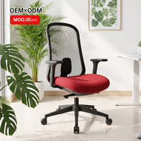 Chaise de bureau personnalisée AODA, fabricant de chaises de bureau, chaises de bureau en tissu respirant, accoudoirs 4D réglables, dossier en maille inclinable automatiquement