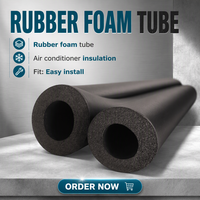 Matériau en mousse de caoutchouc NBR-PVC pour l'isolation des tuyaux/l'isolation des conduites, matériau isolant thermique