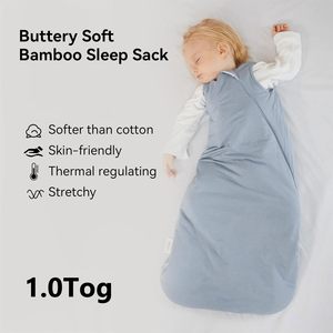 Supersoft <strong>Sleep</strong> <strong>Sack</strong> 0.5 TOG, Premium Bamboo Viscose <strong>Sleeping</strong> Bag Thin Baby Wearable Blanket 2-Way Zipper <strong>Sleep</strong> <strong>Sack</strong> - Product Image 2