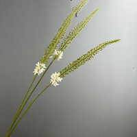 Lys artificiel queue de renard 113 cm, fleur sauvage artificielle Eremurus à longue tige pour la décoration de la maison, du bureau, de l'hôtel, des mariages, des vases, vente en gros