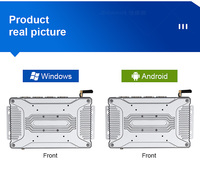 Noyau sans ventilateur I3 I5 I7 J4125 Lte Din Rail Com Mini Pc intégré industriel pour l'inspection de Vision d'automatisation d'usine
