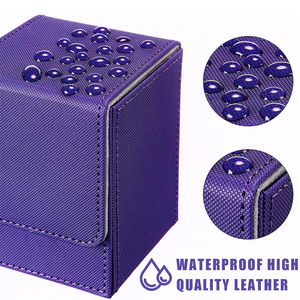 Torson – Boîte de rangement durable et écologique pour jeux de société Magic: The Gathering et Yu-Gi-Oh! avec coins carrés, personnalisable et dorure à chaud, capacité 80 cartes - Product Image 2