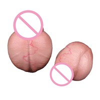 ORALSX Penisförmiger Ei-Vaginalball Analkette mit Kette Paar Vaginal-Anal-Sexspielzeug Analplug Sexspielzeug für Frauen Männer