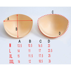 Inserti <span class=keywords><strong>per</strong></span> Abbigliamento Sportivo, Coppe Modellate a Mezzo Cerchio Senza <span class=keywords><strong>Imbottitura</strong></span> Push-up <span class=keywords><strong>per</strong></span> Costumi da Bagno - Product Image 6
