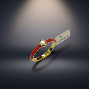 New Design Bella Women S925 14K <b>Gold</b> Plated Minimal Pink <b>Opal</b> Gemstone <b>Ring</b> Customizable OEM ODM Thailand Factory Party - Product Image 3