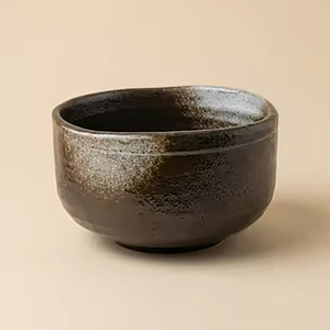 Unique Modern Black <b>Handmade</b> Matcha Ceramic Bowl Traditional For Premium Green Tea - Product Image 1