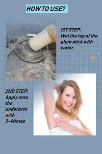 Magicare – bâtonnet <span class=keywords><strong>d</strong></span>'aluminium de graine de Nigella noir, anti-sudorifique, <span class=keywords><strong>pierre</strong></span> sous les <span class=keywords><strong>aisselles</strong></span>, <span class=keywords><strong>d</strong></span>éodorant unisexe 100% naturel, 60G, 10 pièces/lot - Product Image 6