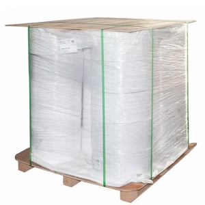 80gsm Coated Art Paper Thermal Transfer Label Jumbo Roll Self-Adhesive Sticker Semi Gloss Paper With Permanent <b>Glue</b> Yellow Line - Product Image 4