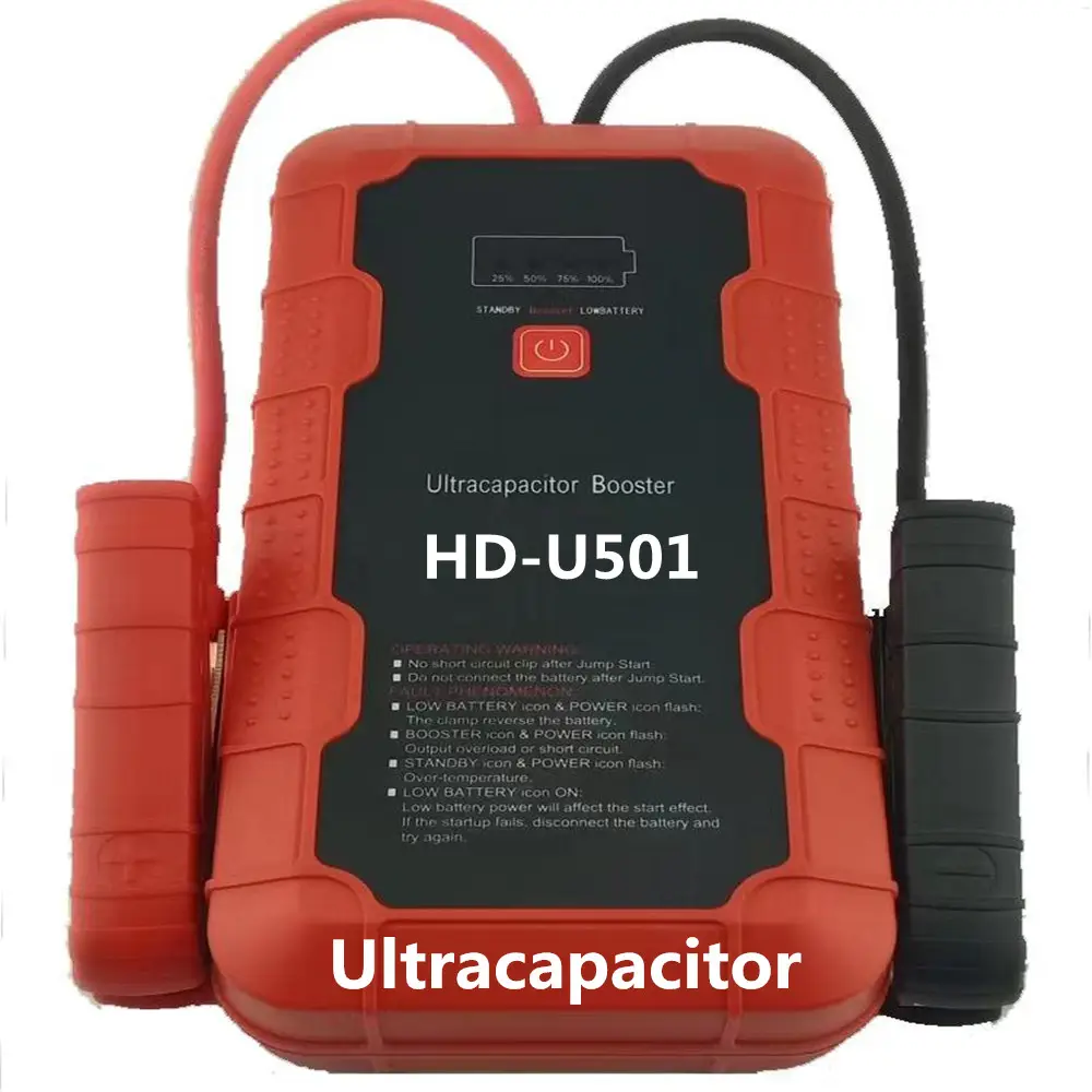 800a Ultracondensatoren Jump Starter 12V Acculader Booster 500f Auto Startapparaat