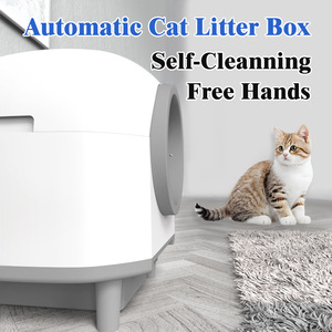 80L Large-Capacity Smart Automatic <b>Litter</b> Box Suitable for Multiple <b>Cats</b> with App-Controlled Health Monitoring and Odor Elimina - Product Image 3