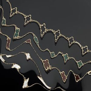 भव्य सुरुचिपूर्ण चार पत्ती क्लैवर ब्रेसलेट रंगीन श्रृंखला और लिंक फैशन गहने - Product Image 2