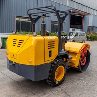 Mini tour sur rouleau vibrant rouleau hydraulique OEM 3,5 tonnes prix du compacteur à rouleaux de route
