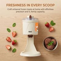 Machine à glace et yaourt compacte transfrontalière aux normes européennes, avec agitation automatique, pour desserts glacés DIY, modèle 0901
