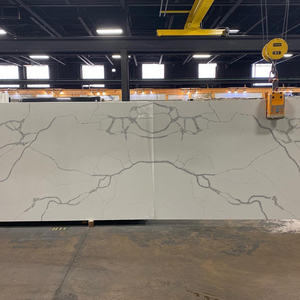 Piedra Artificial TMZ ODM OEM 5030 Blanco Londres, Losa Grande, Estilo de Diseño Moderno, Revestimiento de Pared para Hoteles, Encimera, Precio Más Bajo - Product Image 4