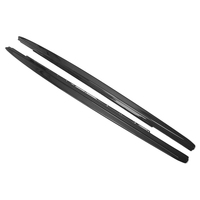 Jupes latérales en fibre de carbone double style MP pour BMW Série 5 G30 Pré-LCI & LCI Sport Line F90 M5 2017-2021 Jupes latérales