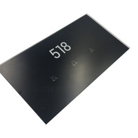 Tapis de souris en verre trempé anti-reflet AG Custom, structure solide anti-éblouissement pour solution d'éclairage hôtelier