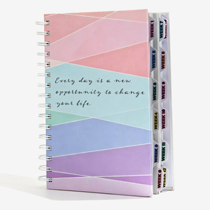 Ensemble cadeau de planificateur de journal de gratitude hebdomadaire personnalisé avec couverture rigide en spirale A5, impression personnalisée, carnet personnalisé, logo personnalisé - Product Image 2