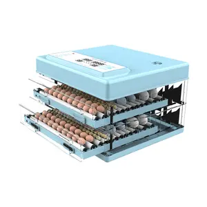 Forte nouvelle conception Type de tiroir 70 140 220 360 oeufs entièrement automatique incubateur d'oeufs poulet volaille Machine à couver à vendre