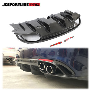 Spoiler Labbro Diffusore Paraurti Posteriore Auto in Fibra di Carbonio per <span class=keywords><strong>Alfa</strong></span> Romeo Giulia Quadrifoglio <span class=keywords><strong>Berlina</strong></span> 4 Porte 2017-2020 - Product Image 1