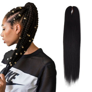 Hochwertige Haarverlängerung Häkel-Afro-Haar <span class=keywords><strong>Expression</strong></span> für EZ Braid Vorgestrecktes Synthetisches Flechthaar - Product Image 2