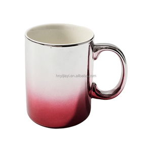 <span class=keywords><strong>Tazas</strong></span> de Café de Cerámica de 11 oz con Recubrimiento Dorado y Esmalte Metálico, Sublimación Personalizada al por Mayor - Product Image 5
