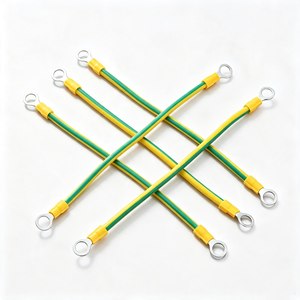 <span class=keywords><strong>BRICO</strong></span> <span class=keywords><strong>BRICO</strong></span>-FCB-XL2523 Connettore di collegamento per cavo di messa a terra in rame puro fotovoltaico per camper, colore giallo-verde, per telaio a ponte - Product Image 2