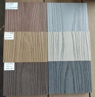 Planche de terrasse en composite bois-plastique Vanjoin Brown Coffee Wood Grain WPC, antidérapante, pour extérieur, vente en gros