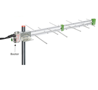 Antenne DVB-T2 extérieure numérique HDTV à gain élevé, amplificateur de signal Freeview puissant, antenne log-périodique d'origine usine