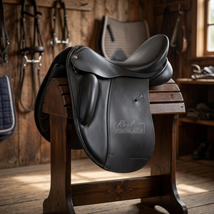 High Quality English Dressage Horse Saddle REAL Brand Leather Customizable Size & Logo Comfortable Equestrian Equipment - Product Image 3