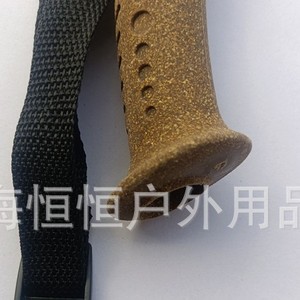 ด้ามจับไม้เท้าลูเทงคอร์ก 130 มม. พร้อมสายรัดข้อมือสำหรับไม้สกีเดินป่า - Product Image 3