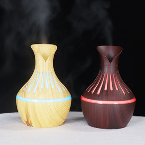 Diffuseur d'arômes en forme de vase creux, mini humidificateur à pétales, alimenté par USB, lumière 7 couleurs, version améliorée pour usage domestique - Product Image 5