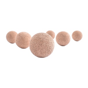 Cork Mini Bocce Ball Set 36Mm Đối Với Sân Sau Bãi Biển Bãi Cỏ Gia Đình Ngoài Trời <span class=keywords><strong>Bocci</strong></span> Yard Trò Chơi Cho Trẻ Em, Bộ 6 Polyresin Bochie Balls - Product Image 1