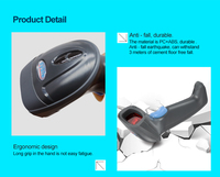 Lecteur de codes-barres 1D filaire haute précision Syble XB-2058, scanner de codes-barres laser 1D portable pour la vente au détail