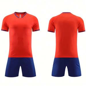 LJ Fashion Atmungsaktive Fußball Fußball Trikot Farbverlauf Gelb Blau Design Kinder Fußball Uniform Kinder Größe - Product Image 5