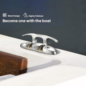 Cleat Plegable para Barco <span class=keywords><strong>de</strong></span> Acero Inoxidable 316, Cleat Abatible para Muelle con Fijación, Crampones <span class=keywords><strong>de</strong></span> <span class=keywords><strong>Amarre</strong></span> - Product Image 4